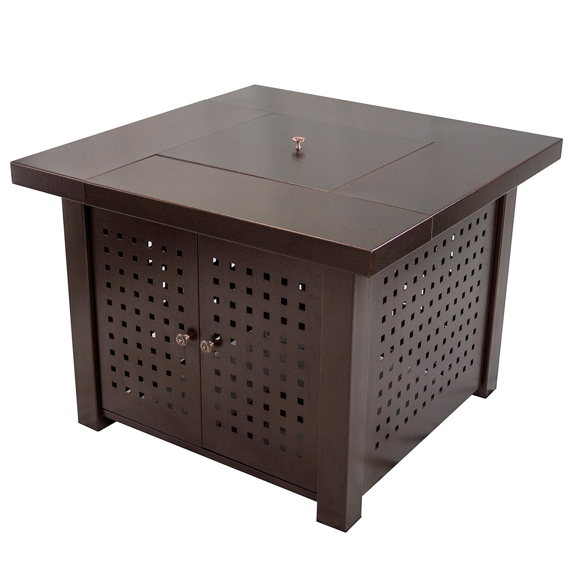 Pleasant Hearth Eden Fire Pit Table — 40,000 BTU, Propane, Bronze, Model# OFG418TA
